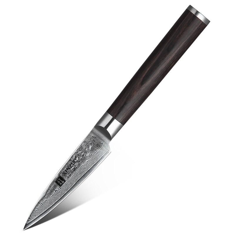 XinZuo - Couteau à éplucher Damas - Série B1H He - multicolore acier B1H-SG_0