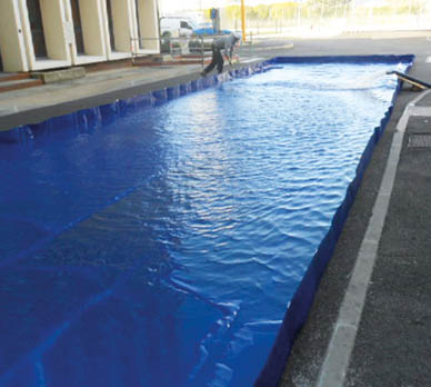 Bac de rétention souple en tissu PVC - Grande capacité de 250 à 12 000 litres - Conforme ISO 1400_0