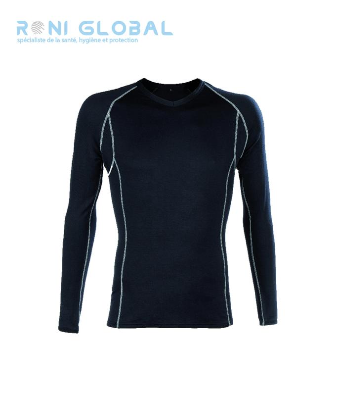 T-shirt de travail manches longues - antibactérien, thermorégulant en modal et élasthanne - Body Warmer Coverguard_0