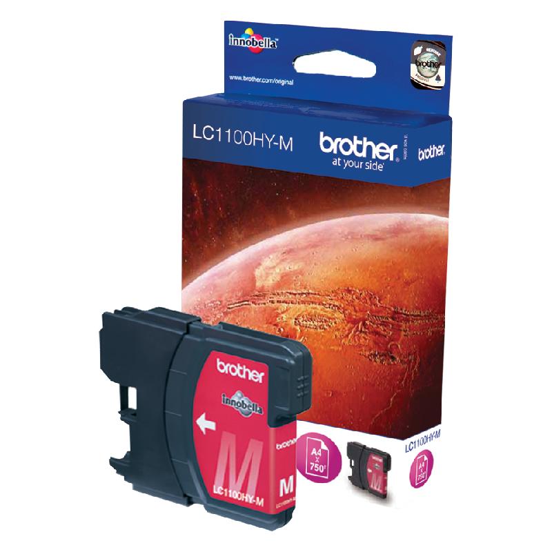 Brother LC-1100HYM Ink Cartridge cartouche d'encre 1 pièce(s) Original Magenta_0