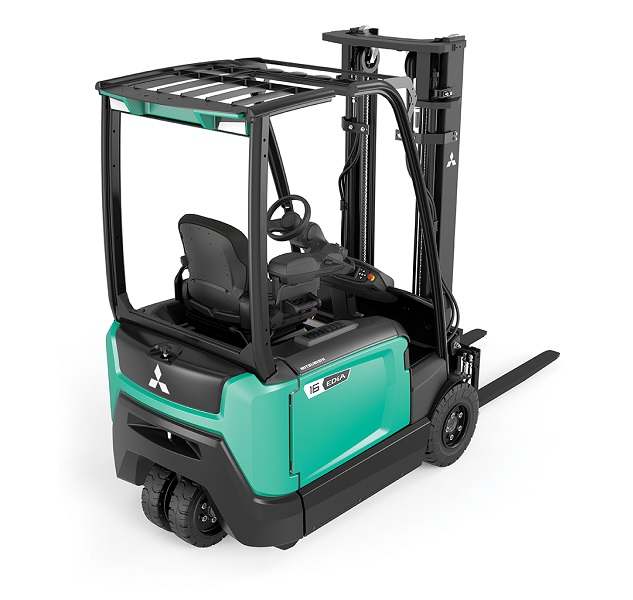 Chariot élévateur électrique compact Mitsubishi 1600 kg - EDIA EM FB16ACNT - Logistique, distribution et entrepôts de grande taille_0