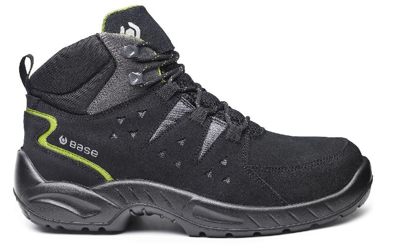 Chaussures de sécurité montantes Harlem Top S1P SRC - Base Protection - Métal free, embout SlimCap et semelle amortissante_0