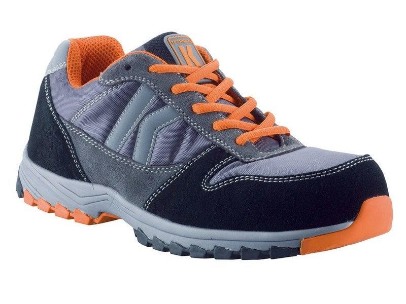 Chaussures de sécurité basses Derby - Grises - Pointure 46 - Kapriol - S1-P - Embout acier antiperforation_0