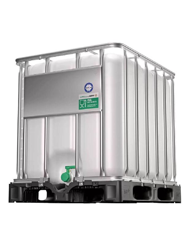 Cuves IBC - Neuves - Plastique, 1000 L, Denrée alimentaire_0