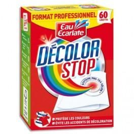 EAU ECARLATE BOITE DE 60 LINGETTES DÉCOLORSTOP PROFESSIONNEL