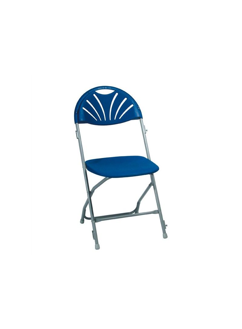 Erica m2 - chaise pliante - vif furniture - gris/bleu_0