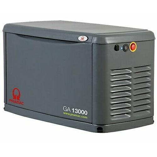 Groupe électrogène au gaz monophasé insonorisé 13 kVA AVR+DE GA13000 - PRAMAC - PS133YXM000_0