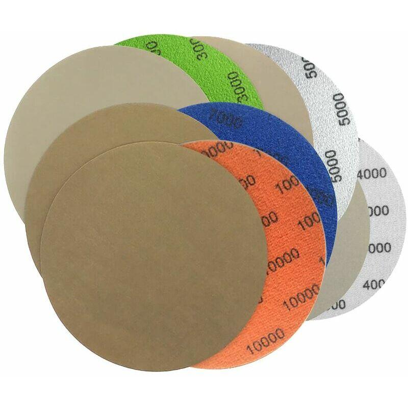 Papier à poncer circulaire perforé - diamètre 125 mm - grain 60