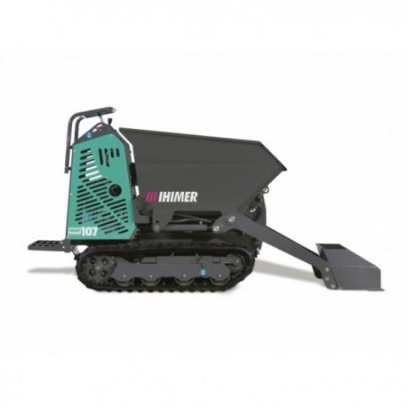 Mini dumper IMER CARRY 107CE - essence, voie variable, benne et pelle chargeuse_0