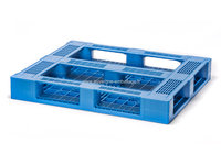 Palette plastique 1200 x 1000 PP20 lourde - idéale pour charges jusqu'à 1500 kg en rack_0