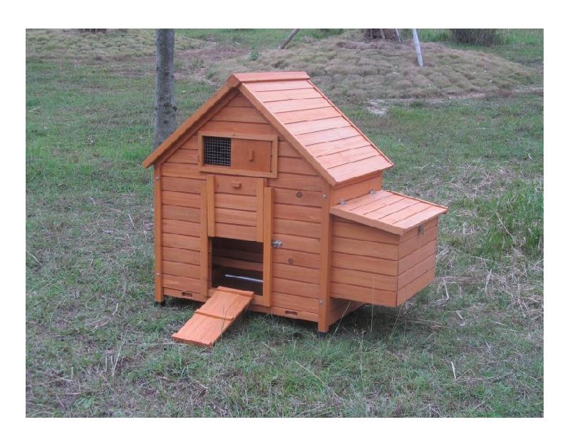 Poulailler Enclos Chabo Toit Shingle 2 à 4 Poules Poulailler