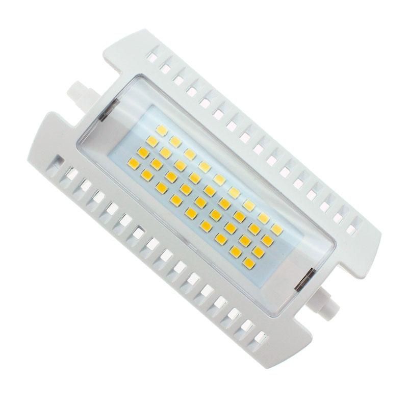R7s LED 12W - 36 LEDs - 1200 lm - 4000°K - 118 mm - 230V - Compatible avec interrupteurs automatiques et minuteries_0