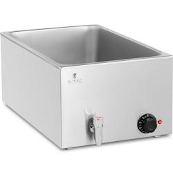 Royal Catering - Royal Catering RCBM_GN1/1 Bain-marie Chauffe-plat Bain-marie professionnel 600 W GN 1/1 Sans Bac Robinet De Vidange - 4062859090362_0