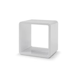 SalesFever Élément d'étagère | MDF | L 45 x P 35 x H 45 cm | Blanc - blanc Bois manufacturé 396919_0