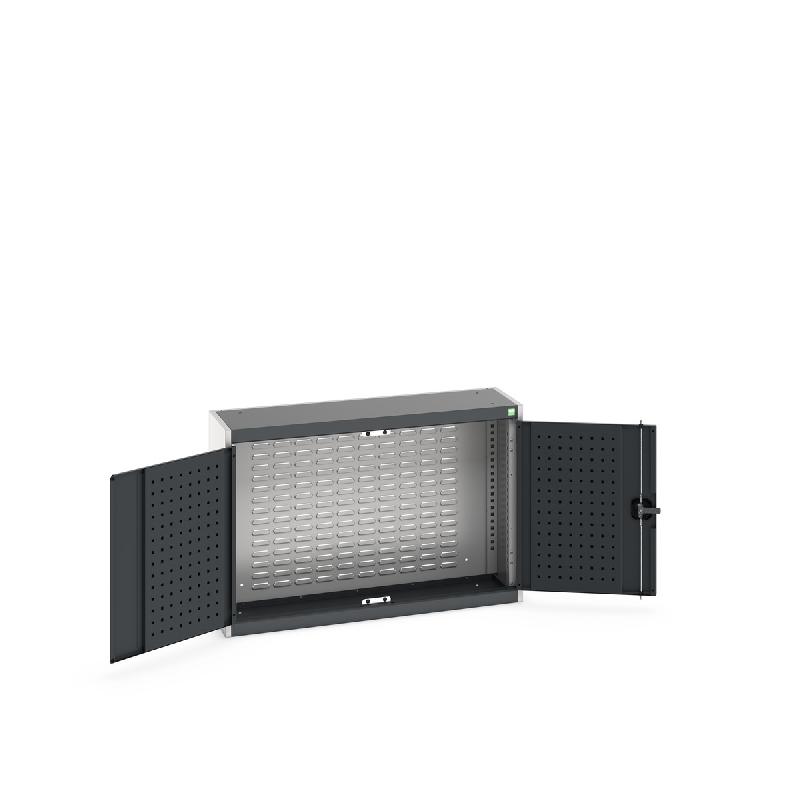 40031056 - Armoire murale à bacs Cubio avec fond à bacs - LxPxH : 1050x325x700mm_0