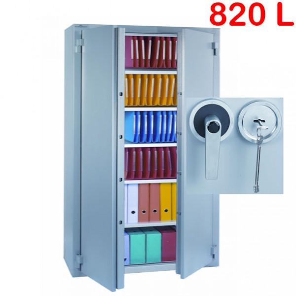 Armoire ignifuge Super Protect - Capacité 820 litres - Fermeture à clé ou à code - Marque HARTMANN TRESORE_0
