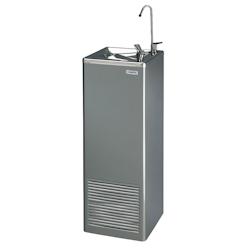 COSMETAL Fontaine Refrigeree Reseau Detente Directe Avec Banc De Glace - Debit 30L/H - 2 Sorties - Inox RIVER-IB-30/2-I - Acier inoxydable 18/10 RIVER_0