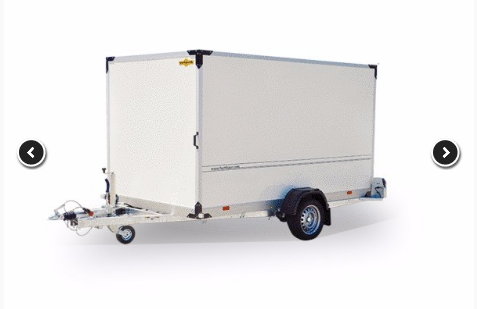 Humbaur Fourgon Plywood - 1 essieu roues extérieures rabaissable - 310x176x180 cm - Châssis galvanisé et surface rabaissable_0