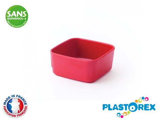 MINI RAVIER CARRE MELAMINE ROUGE