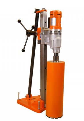 Pack complet de carotteuse KB130 en acier pour le bâtiment - GÖLZ - course 700 mm, Ø carottage jusqu'à 280 mm_0