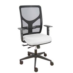 Piqueras y Crespo Silla Motilla traslack malla negra asiento bali blanco brazo regulable - blanc multi-matériau 21TKM840B10B10CRN65_0