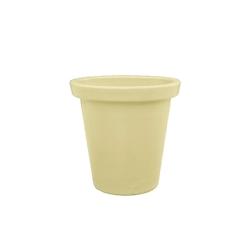 PLAST'UP ROTOMOULAGE Pot de fleurs rond xxl delight 420l - IVOIRE - beige 0637962081633_0
