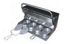 Press à hamburger - moule ovale 4 emplacements_0