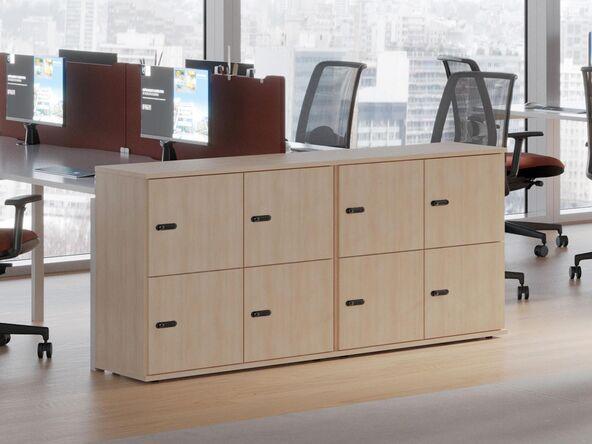Ensemble de 8 casiers pour espace de bureau professionnels_0