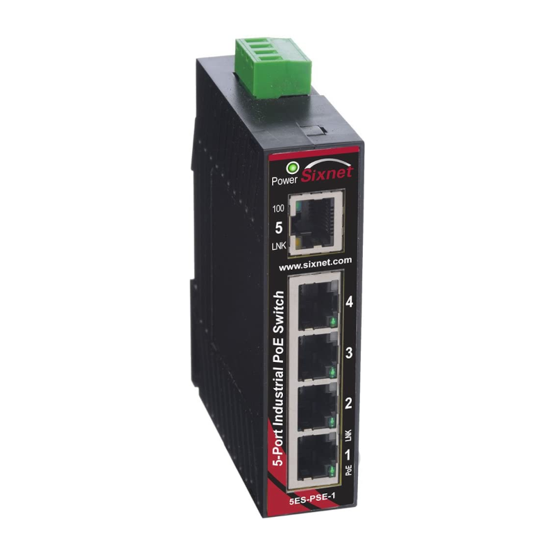 Red Lion série EB-5ES - Commutateurs Ethernet industriels avec 5 ports, options cuivre et fibre, PoE et boîtier IP40_0