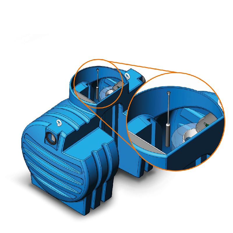 Séparateur d'hydrocarbures SPEHD-A - Pack sécurité TN 3 à 10 - Classe 1 avec alarme hydrocarbures intégrée_0