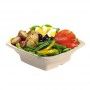 Saladier carré biodégradable en bagasse - Sabert - 18 cm - 750 ml - par 75 - NN03060024_0