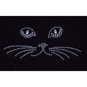 T-shirt enfant tête de chat - col rond - motif personnalisable devant ou dos - marque BC_0