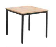 Table carré carelie - 80x 80 - t6_0