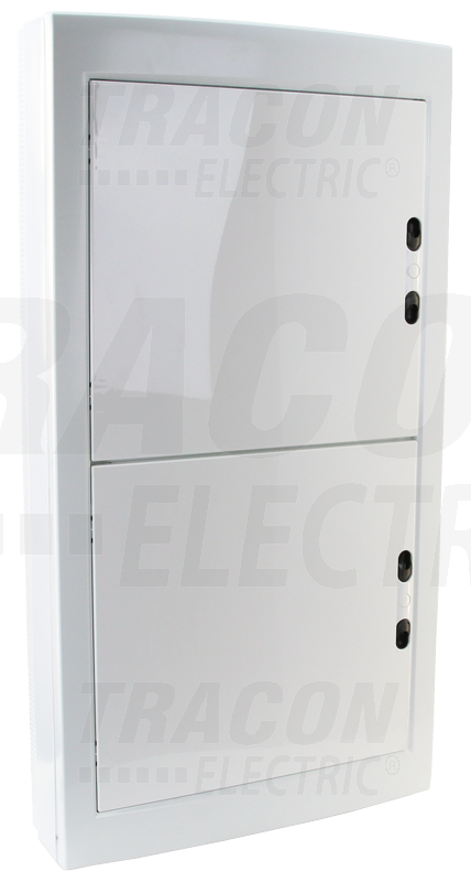 Tableau en saillie - porte plate blanche - 4x18 modules (72 modules) - IP40 - H872 x L464 x P120mm_0