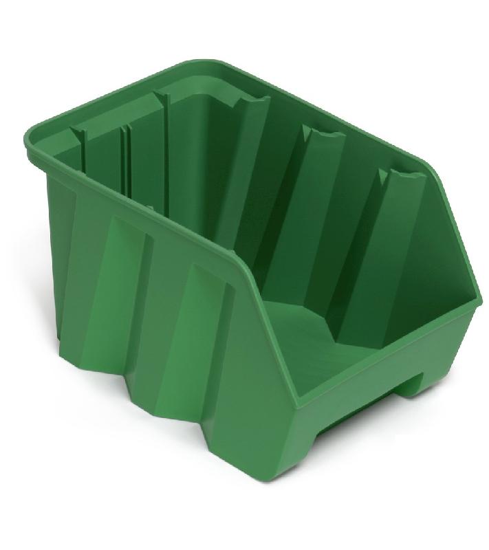 Bac DUETTO 9,4 litres plastique vert_0