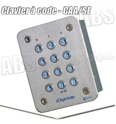 Clavier à code filaire cdvi - caa/se en saillie - 3 relais_0