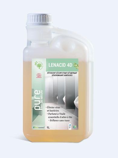 Detartrant desinfectant - lenacid 4d - huile essentielle arbre a the 1l doseur - h123_0