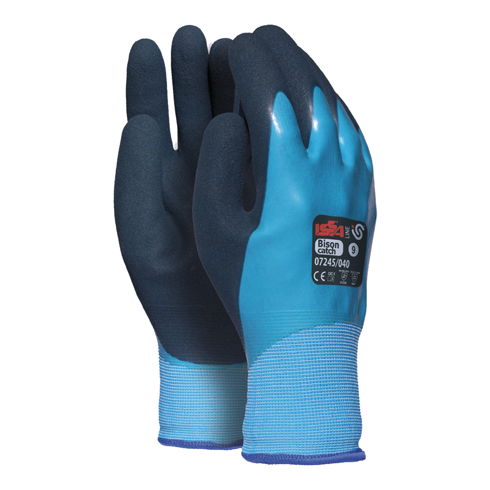 Gants anti-froid enduction Latex et Jersey antigel BISON CATCH (2.1.3.2.X) - PMLF02-T08 - Industrial Starter_0