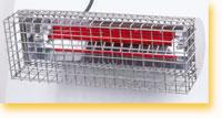 Panneaux radiants infrarouge en inox - RDEL 110 T et RDEL 115 T - Chauffage pour élevage et chevaux_0