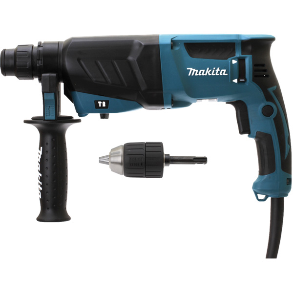 PERFO-BURINEUR MAKITA HR2630X7 SDS PLUS AVEC MANDRIN AUTO-SERRANT ET COFFRET MAKITA