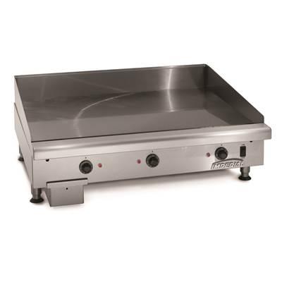 Plancha lisse électrique en inox professionnelle - 914x822 mm - ITG-36-E_0