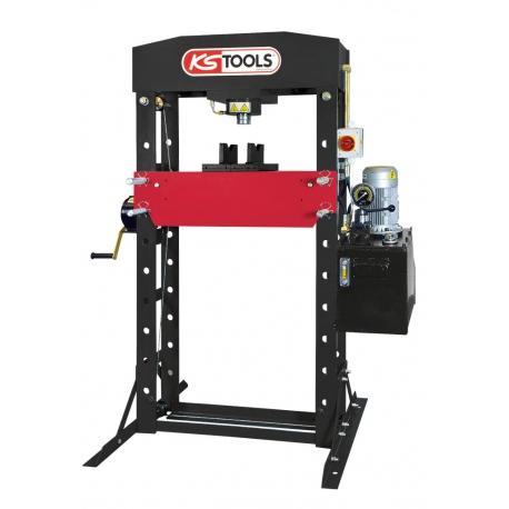 Presse hydraulique d'atelier 100 tonnes motorisée - KS Tools | 160.0117_0