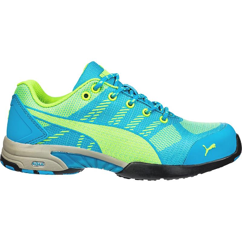PUMA Safety Celerity Knit Blue Wns Low 642900-42 Sicherheitsschuh S1P Schuhgröße (EU): 42 Blau, Grün - 42 multicolore multi-matériau 4051428060264_0