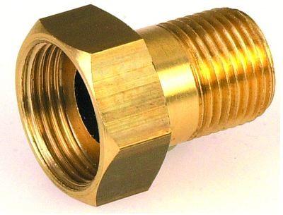 Raccord laiton mâle, diamètre 50/60 mm, pour tuyau diamètre intérieur 50 mm