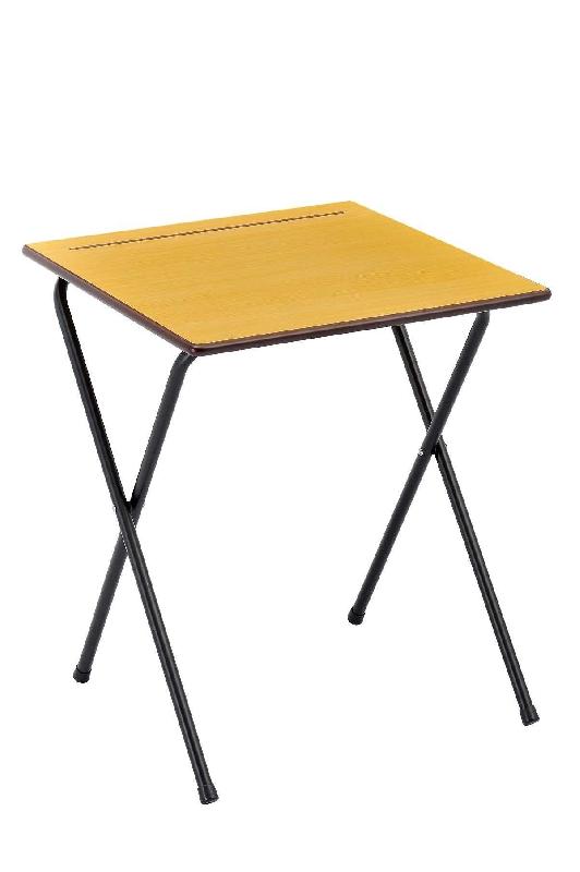 Table pliante d'examen - Bois - 70x50 cm - Individuelle, pratique et transportable_0