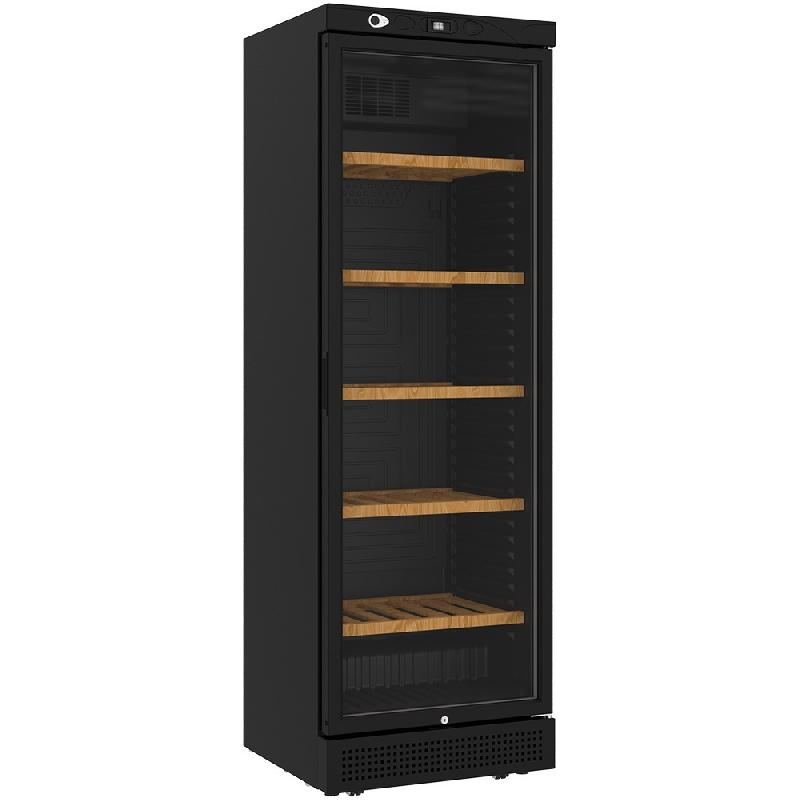 Vitrine cave à vins ventilée 382 litres - 5 niveaux - NOIRE_0