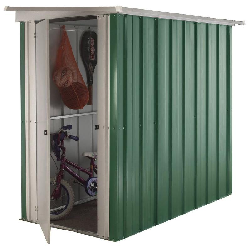 Abri métal 54gpe - vert - S.H.T. 1,90 m² - H. 174 cm_0