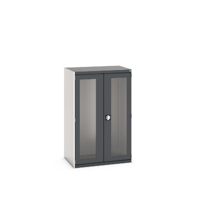 Armoire d'atelier Cubio - SMLFS-10516 avec portes transparentes - 1050x525x1600 mm_0