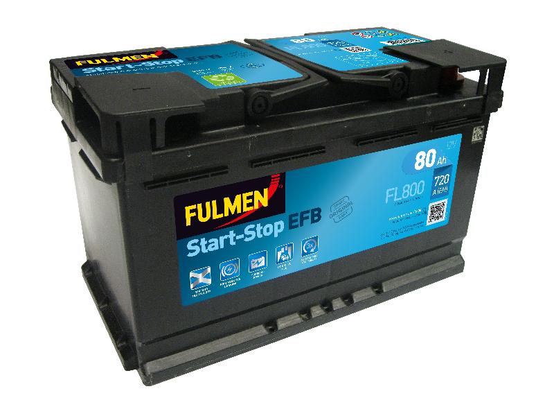 BATTERIE VOITURE FULMEN START-STOP EFB FL800 12V 80AH 720A_0