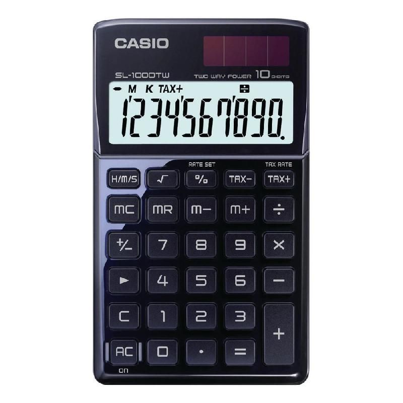 CASIO CALCULATRICE DE BUREAU CASIO - SL1000TW - 10 CHIFFRES